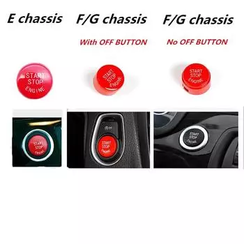 Кнопка запуска двигателя автомобиля, кнопка остановки, крышка для BMW F, шасси F30 F10 F34 F15 F25 F48 X1 X3 X5 E, шасси E60 E70 E71 E90 E92 E93