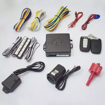 Кнопка запуска двигателя автомобиля по отпечатку пальца, блокировка, бесключевой доступ, запуск/остановка, зажигание, дистанционная функция багажника