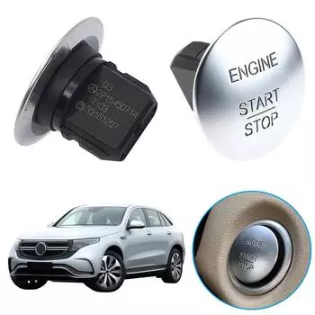 Кнопка запуска и остановки двигателя UK Keyless Start Stop Switch для Mercedes Benz E GL ML Cl