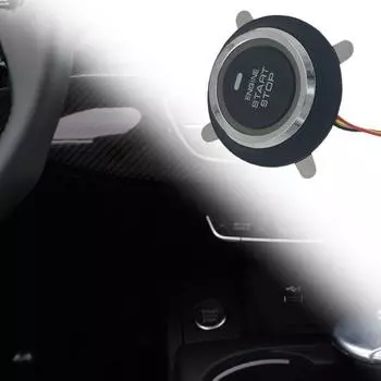 Кнопка запуска, универсальный удобный запуск двигателя автомобиля с ABS 12 В чёрный