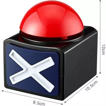 Кнопка зуммера для ответа на игру 2023 года со звуковым светом Викторина «Получил зуммер таланта»