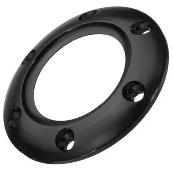 Кнопка звукового сигнала на рулевом колесе гоночного автомобиля с 6 болтами, черное центральное кольцо для замены для MOMO/NRG чёрный