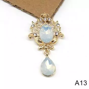 Кнопки брошей из сплава Diy для фестиваля вечеринок 46*26 мм