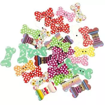 Кнопки для скрапбукинга с точечной печатью, яркие цвета, устойчивые к выцветанию, смешанные, для шитья своими руками, для рукоделия