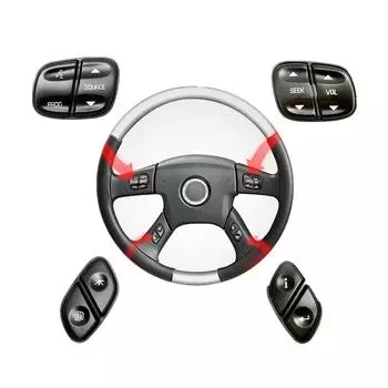 Кнопки переключателя регулировки громкости радио на руле для Chevrolet GMC 21997738