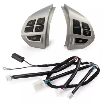 Кнопки переключения на руле серебристые для Mitsubishi Outlander ASX Laner