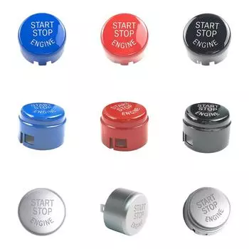 Кнопки запуска и остановки автомобиля. Замена переключателей. Кнопки.