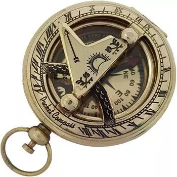 Кнопочный карманный компас 5.08см