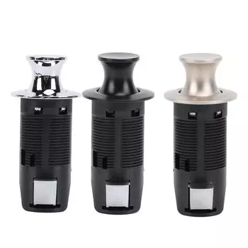 Кнопочный замок для шкафа, стильный вид, бесключевой ящик для шкафа, кнопочная защелка, ручка для яхты RV Mo Chrome