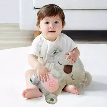 Коала плюшевая кукла успокаивающая сердцебиение снятие стресса Коала облегчение игрушечные медведи тревожная музыка коала дышащая игрушка с