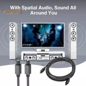 Коаксиальный кабель Прочная конструкция Универсальная совместимость Низкие потери Высокоскоростной 7.1/5.1-канальный SPDIF Коаксиальный кабель Удлинитель шнура 1.8M