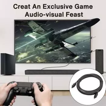 Коаксиальный кабель Yousheng, прочная конструкция, универсальная совместимость, низкие потери, высокоскоростной 7.1/5.1-канальный SPDIF, коаксиальный кабель, удлинитель шнура 1.8M