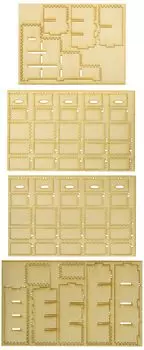 Kobaani Model Studio Japanese Fixture Series Комплект для сборки японских современных танцевальных лестниц 1/12 WZ-017