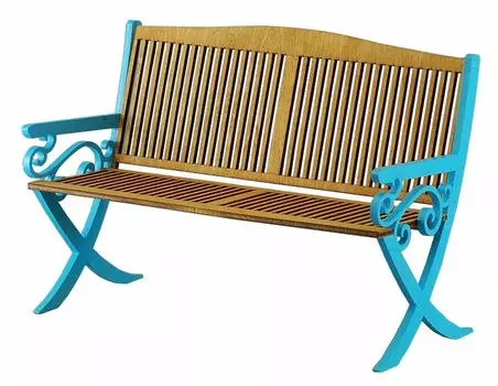 Kobaani Model Studio Серия кукол Садовое длинное кресло Сборочный набор 1/6 DS-001