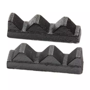 Kobaido Calligraphy Mountain Paperweight Brush Holder Set of 2 195g