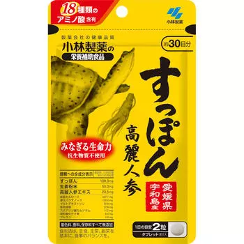 Kobayashi Pharmaceutical Suppon Ginseng 60 зерен Ложки Тонизирующие Ложки 1 set