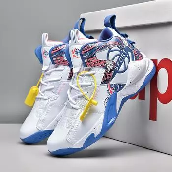 Kobe basketball shoes boys and girls sports shoes breathable mesh breathable actual combat shoes youth ball training shoes 36