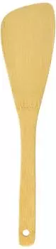 Kobo Aizawa Made in Japan Cooking Spatula Heat and Moisture Resistant Natural Bamboo Diagonal Medium