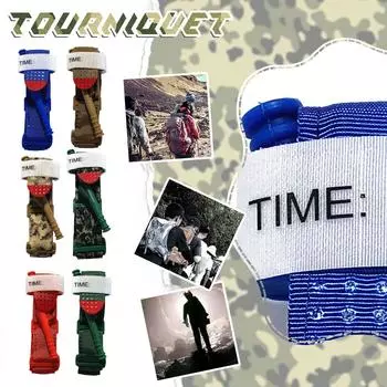 Кобура держатель жгута с жгутом, адаптер держателя жгута Molle с комплектом QLS, жгут для использования на открытом воздухе One Size синий