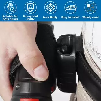 Кобура для инструментов Многофункциональный поясной набор инструментов Электрическая дрель Портативная пряжка Подходит для угловой шлифовальной машины Электропила Водитель