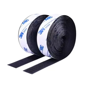 Kocana Zipper Tape, Magic Tape, Velcro Tape, Strong Double-Sided Tape, Strong Adhesive Backing, Velcro Double-Sided Tape, Male, Female, Heat Resistant