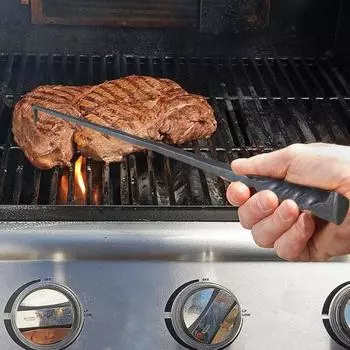 Кочерга для костра Яма для костра Кочерга для костра Еда Флиппер Тернер Крючки Крючки для барбекю Мясо Кулинария 25cm