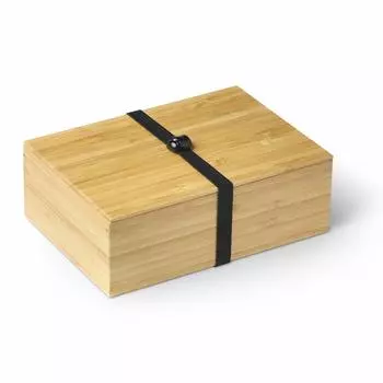 Kochosai Kosuge одноярусная коробка для бэнто, черная