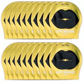 KOCOSTAR Black Lip Mask 3 г x 20 пакетиков набор Lip Pack Lip Pack Lip Care Lips Dry Moisturizing Lip Care Hydrogel Korean Cosmetics Face Pack Beauty Mask