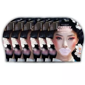 KOCOSTAR Maiko Lip Mask 3 г x 6 пакетиков набор Lip Pack Lip Pack Lip Care Dry Lips Moisturizing Lip Care Hydrogel Korean Cosmetics Face Mask Beauty Mask Pack