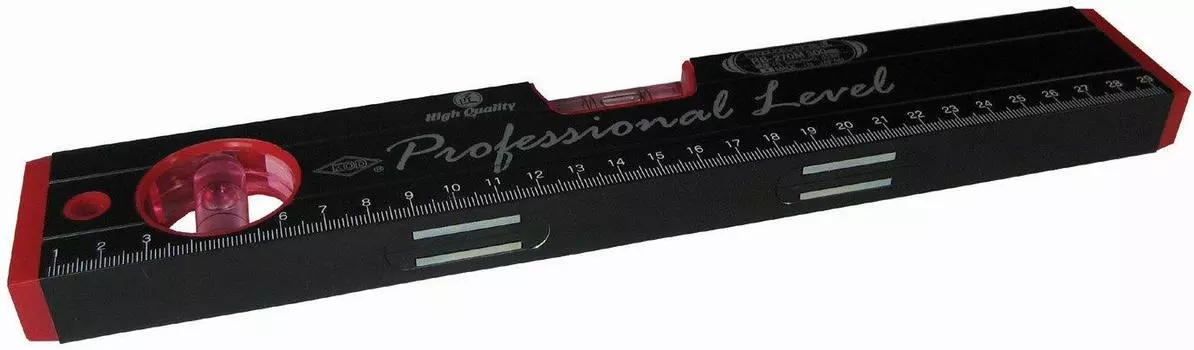 KOD aluminum level with magnet x RB270M300MM box-type (black red)