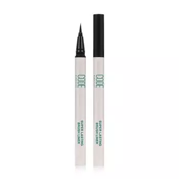 Код Glocolor P Super Lasting Water Proof Brush Liner 0,6 г, черный, 1 шт.