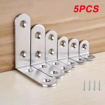 Код угла из нержавеющей стали 90° прямое усиление аксессуары для столов и стульев треугольная железная деталь опорная рама