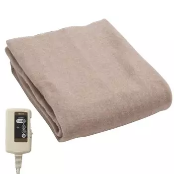 KODEN Electric 140 x 80 Slide Temperature Dust Mite Killer Blanket, Bed, см, бежевый, стирающийся, регулировка, VWS551H-CK