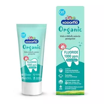 Kodomo Органическая детская зубная паста с фторидом 40 г 40 g