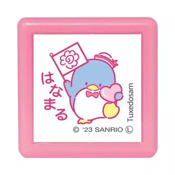 Kodomonokao Stamp Sanrio Characters Mini Pon Stamp Tuxedo Sam/Hanamaru 2410-016