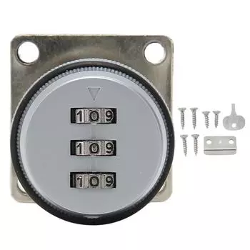 Кодовый замок из цинкового сплава, замок для ящика без ключа с паролем для домашнего офиса, шкафчика, серого цвета серый