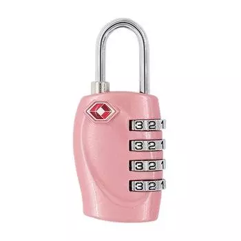 Кодовый замок навесной кодовый замок с 4-значным кодовым замком для шкафов, школы, сотрудников, внутреннего хранения и шкафчика в спортзале розовый