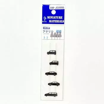 Koeido model acrylic model car 5 units included black 2mm thickness AM-JD200B