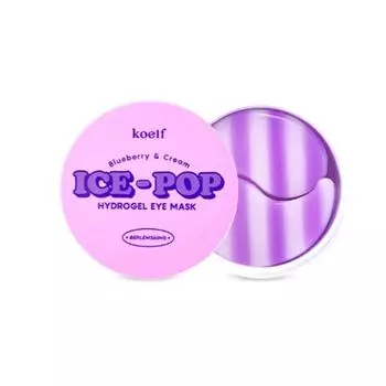 Koelf Blueberry Cream Ice pop Гидрогелевые патчи для глаз 1 PCS