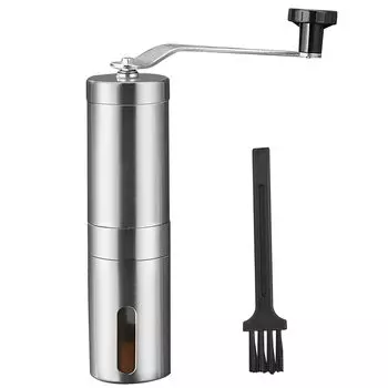 Кофе Coolooda Hand Mill Coffee Нержавеющая сталь Регулируемая форма Легко работать Легко готовить Кофе Новичок Мельница, Кофемолка, Ступка, Ручная,
