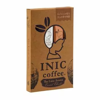 Кофе INIC Luxe Aroma Caramel x Chocolat 6 чашек и горькая карамель карамель наивысшая пика порошкового [Сладкий кофе] [Роскошный шоколад] [Кофе]