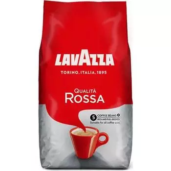 Кофе Lavazza Qualita Rossa в зернах 1 кг