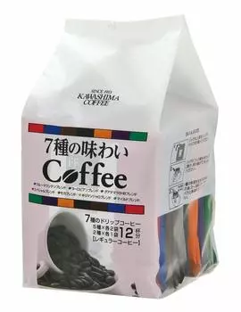 Кофе No Kawashima 7 видов вкуса КОФЕ 12 пакетиков x 3 пакетика