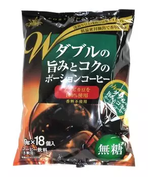 Кофе Sao Paulo Double Umami и Rich Portion Coffee без сахара, 1 пакетик x 18 (19 г штук)