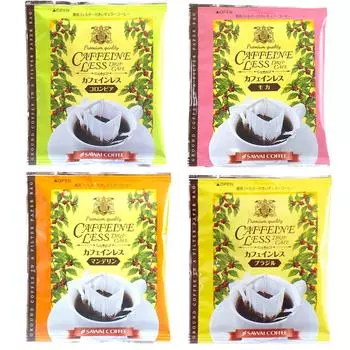 Кофе Sawai Coffee Drip Coffee Specialty Store Coffee 4 вида пакетиков для капель без кофеина Набор из 80 чашек кофе