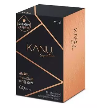 Кофе в стиках MAXIM KANU Signature средней обжарки 60 шт. #1BOX