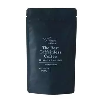 Кофе в зернах без кофеина 80 г Happy Natural Fair Trade Forest Farming без пестицидов (мгновенное)