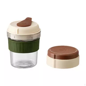 Кофейная чашка Бутылка для воды Сок Напиток Дорожная кружка Холодное пиво с поддоном для льда Герметичная, легкая