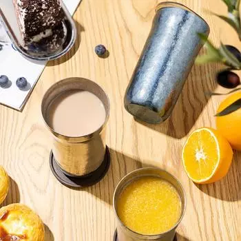 Кофейная чашка для двойного напитка, чашка для воды из чистого титана, изолированная чашка для воды из соломы из чистого титана 380ml