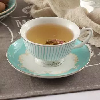 Кофейная чашка и тарелка в британском стиле, набор из двух предметов, роскошная керамическая чашка, чашка для воды, чашка для послеобеденного чая, молока